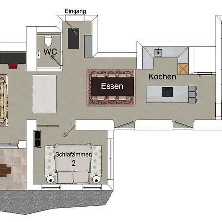 Waterfront - Urbane Eleganz Am Bachufer