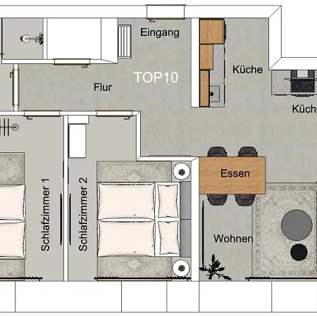 Waterfront - Urbane Eleganz Am Bachufer Apartment Villach