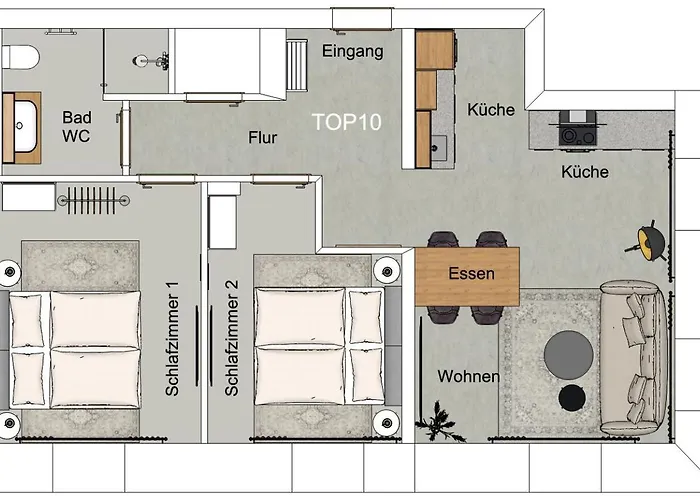 Waterfront - Urbane Eleganz Am Bachufer Apartment Villach